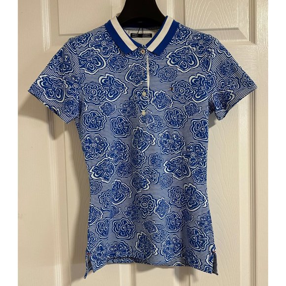 Original Tommy Hilfiger FOULARD POLO in POLINA PRT SMALL / TURKISH SEA, NWT! - Picture 3 of 5